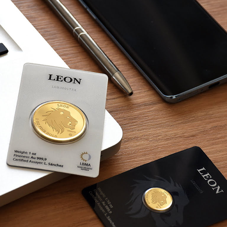 VENTE-JETON-OR-LEON-LINGOR-BLISTER